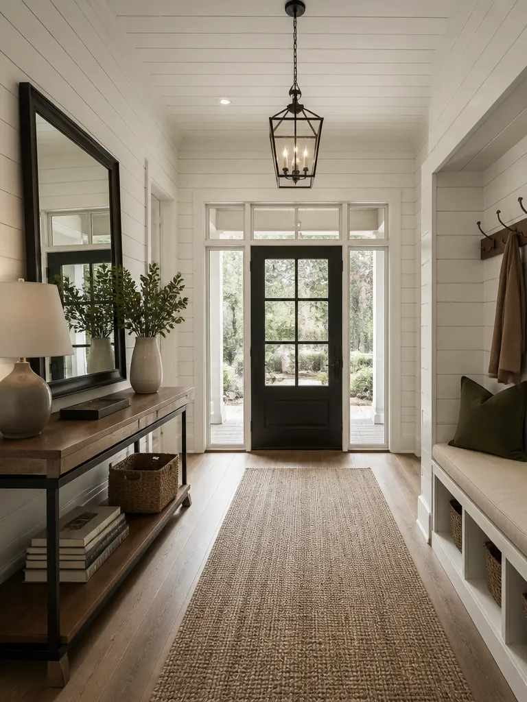 Shiplap Walls Entryway Ideas