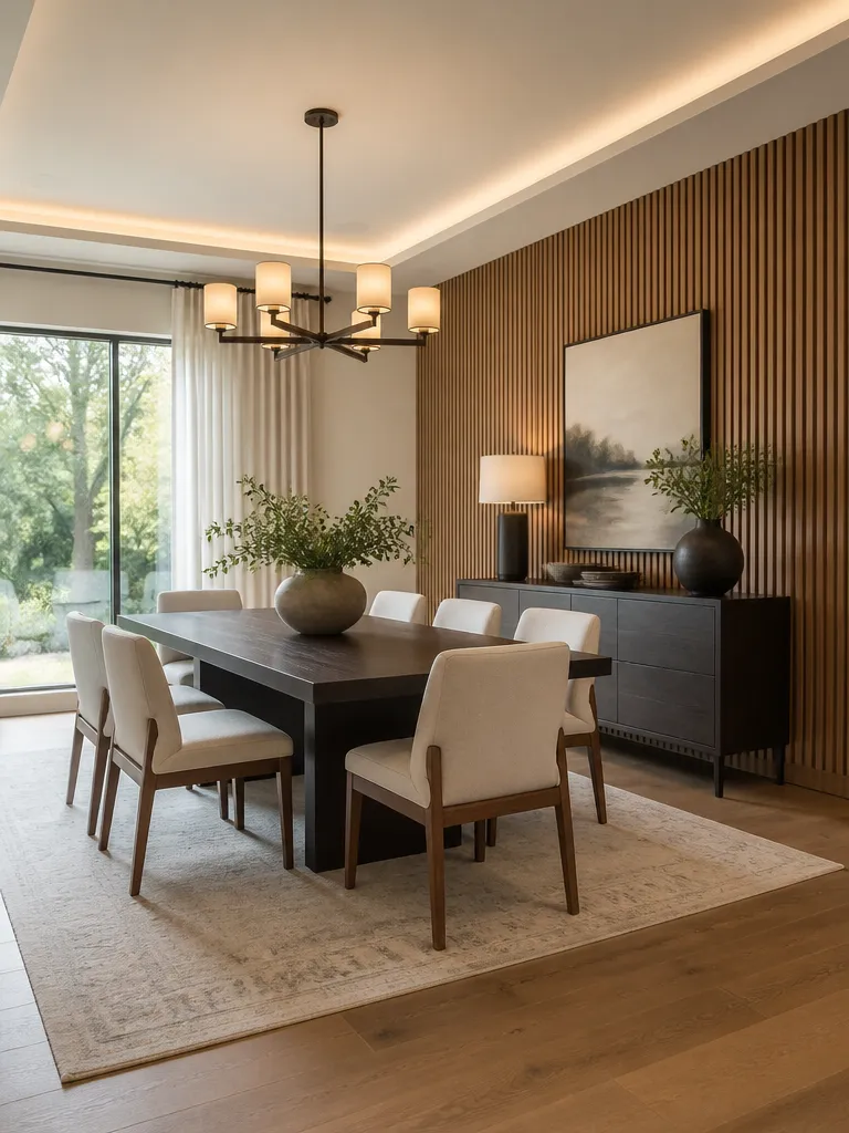 Slat Wall Dining Room Ideas