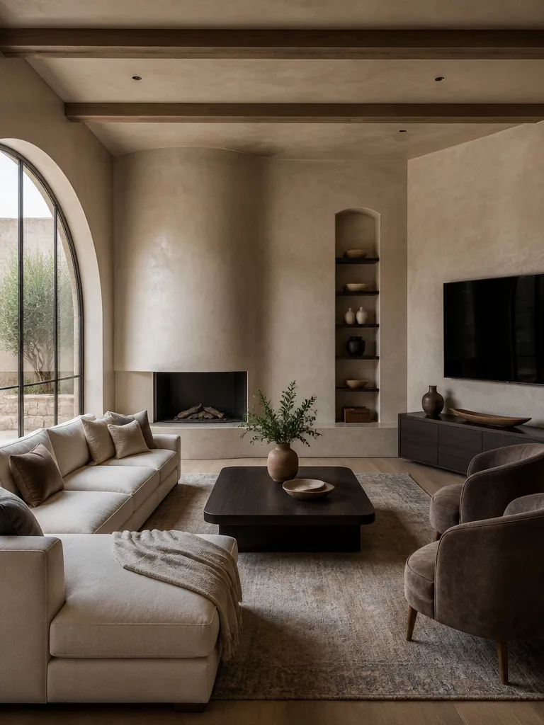Venetian Plaster Living Room Ideas