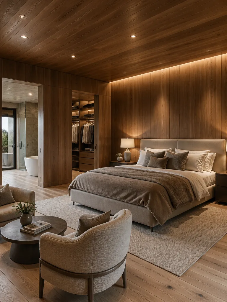 Wood Paneling Master Bedroom Ideas