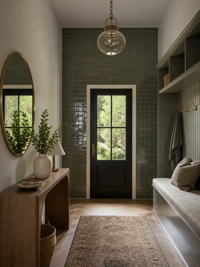 Zellige Tile Entryway Ideas